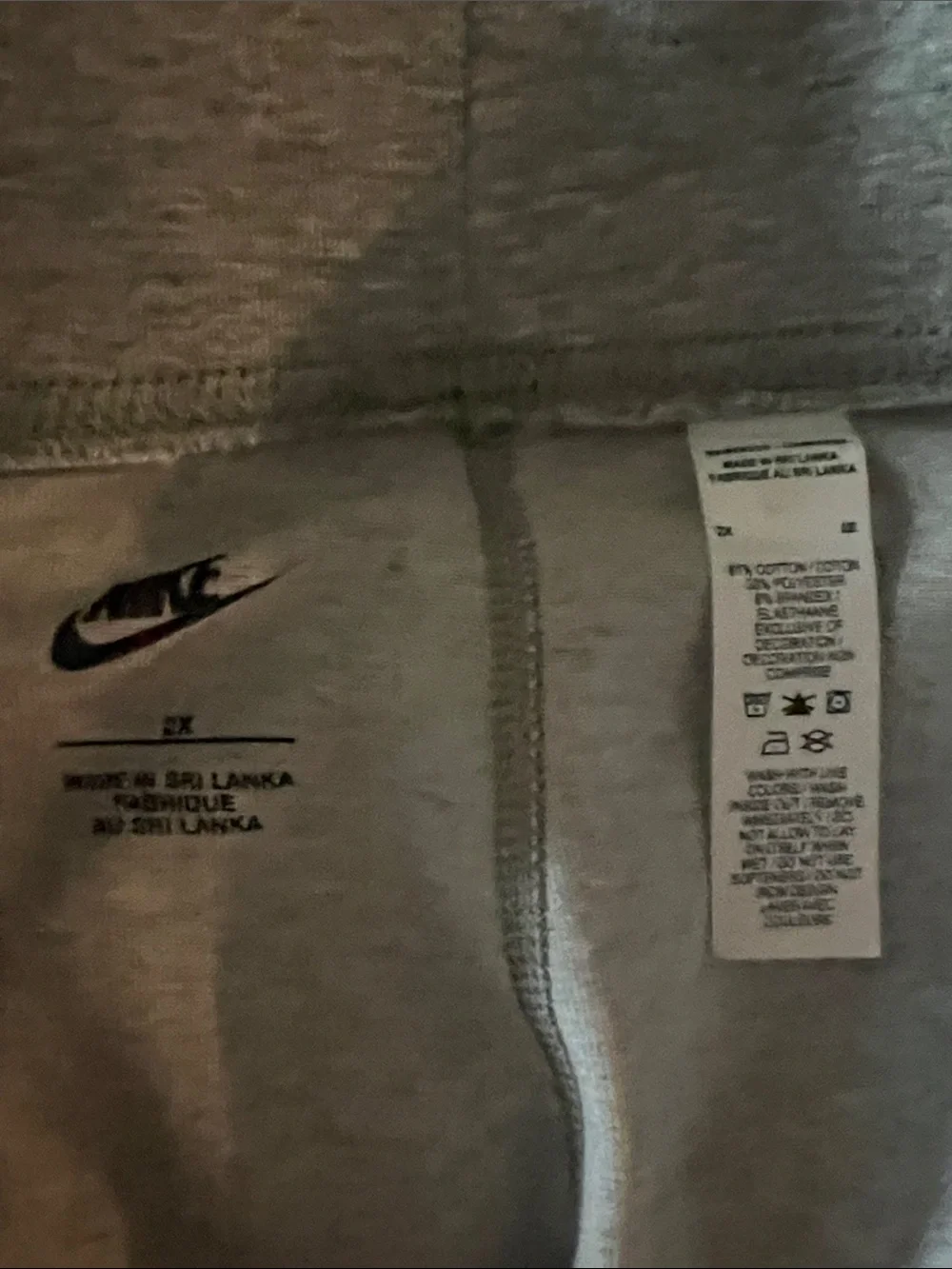 Nike Leggings  White Swoosh  1X